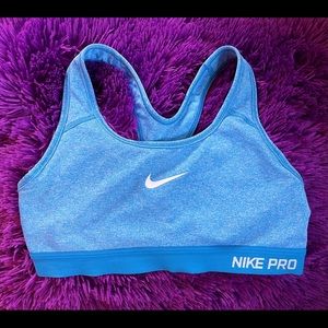 Blue Nike Sports Bra